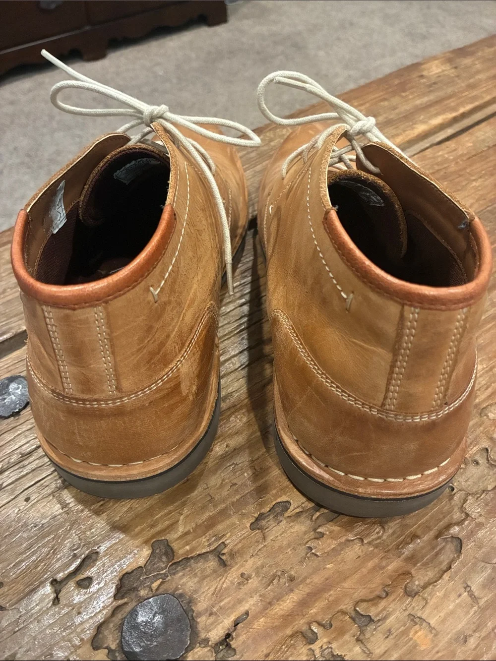 Steve Madden Tan Leather Boots - 12